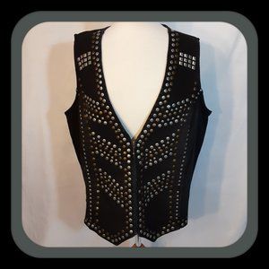 Diane Gilman DG2 Nail Head Vest Size 1X